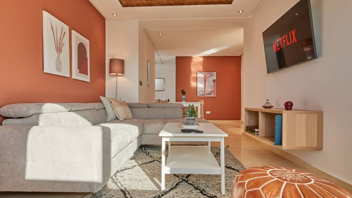Quartier Hassan Apartment | ☆ New Elegant Apt & 2Balcony in ♥ Rabat + Parking