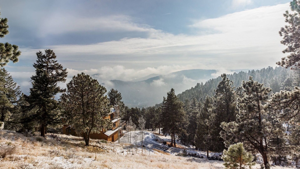 Hangen Ranch And M and B House | NEW! Evergreen Mountain Basecamp- home with hot tub on 10 private acres!