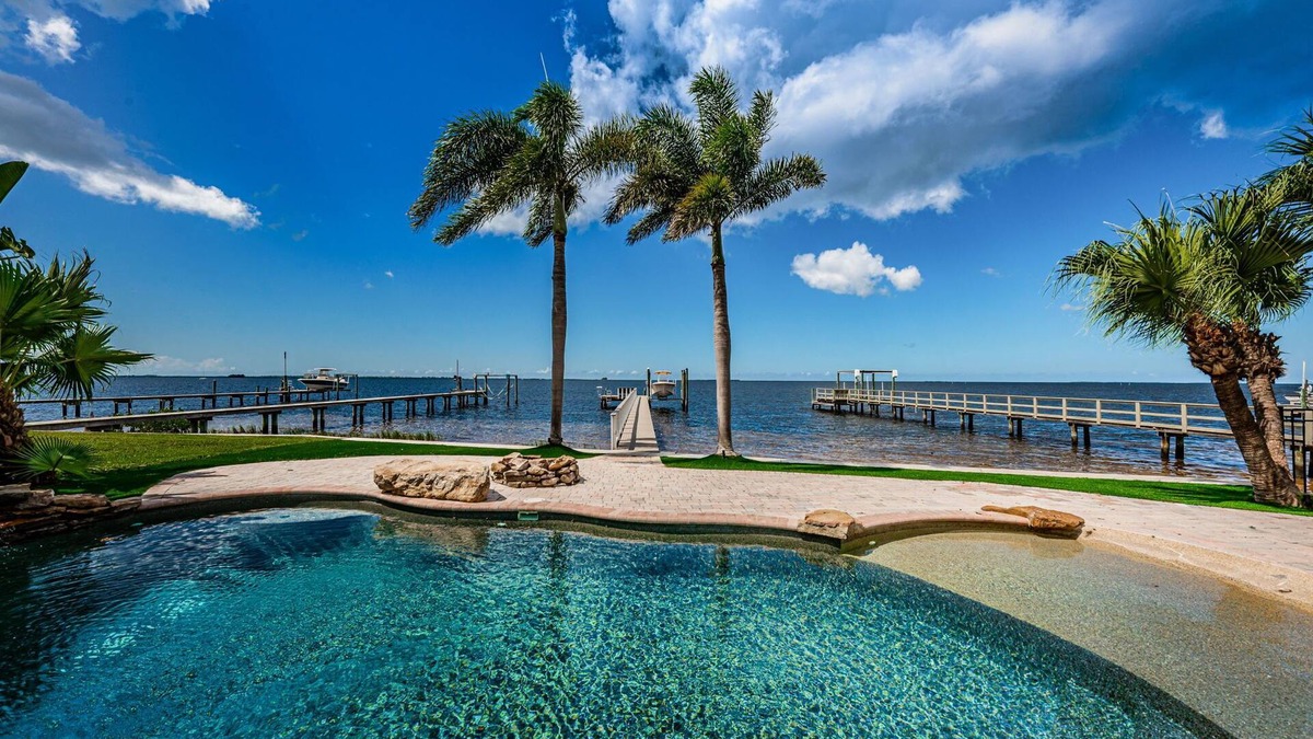 Crystal Beach House | NEW Fully renovated Gulf front home w/private resort style pool, outdoor kitchen