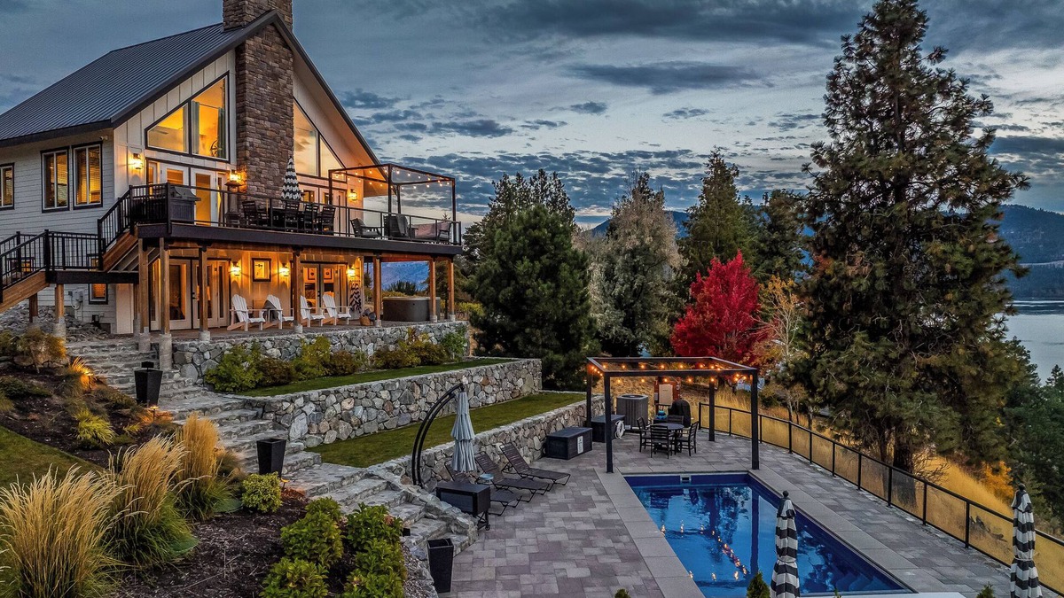Willow Point House | NEW! Gorgeous lake home w/private pool, hot tub, lake access with dock & views!
