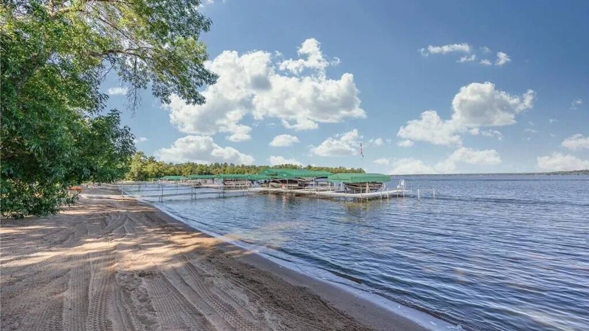 Nisswa House | NEW! Gull Lake Retreat steps from shore, Pontoon Rentals, Sports Court