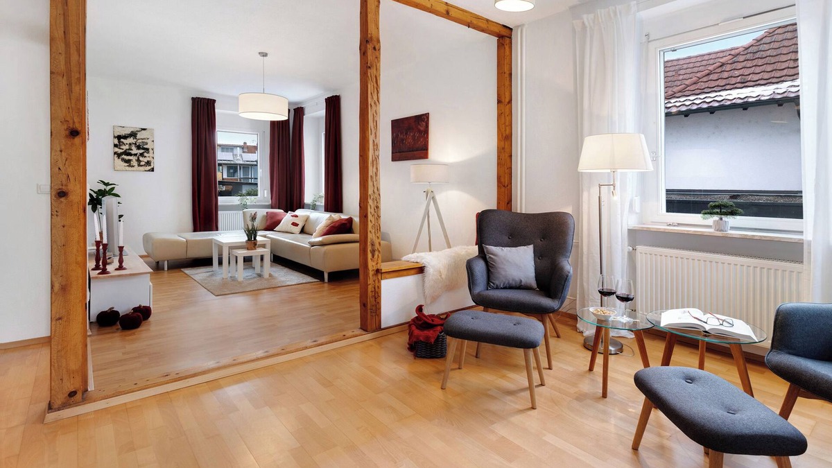 Radolfzell am Bodensee Apartment | New Holiday Apartment 'Ankerplatz' with South-Facing Balcony and Wi-Fi
