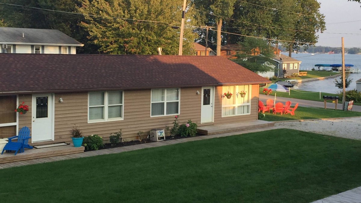 Enchanted Hills Condo | New Kid in Town, Lake Wawasee , 2 Bedroom Condo Channel Front with Boat Pier