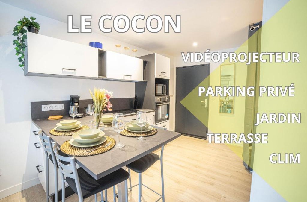 Alco Apartment | NEW Le Cocon-Clim-Vidéoprojecteur-Parking-Wifi-TOP PROS Conciergerie Montpellier