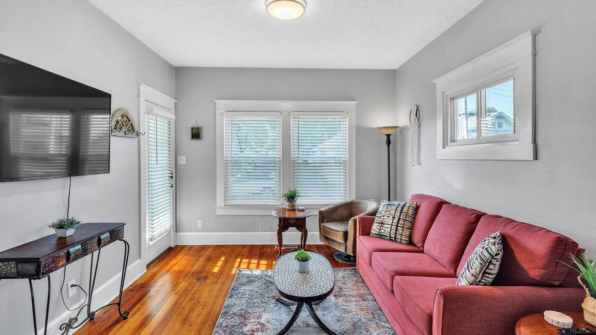 New Albany House | NEW LISTING! Charming 2BR Hot Tub Getaway