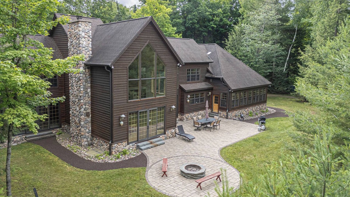 Manitowish Waters House | New Listing! Don’s Bay Estate | Lakefront Luxury - AC, Dock, Trails & FirePit