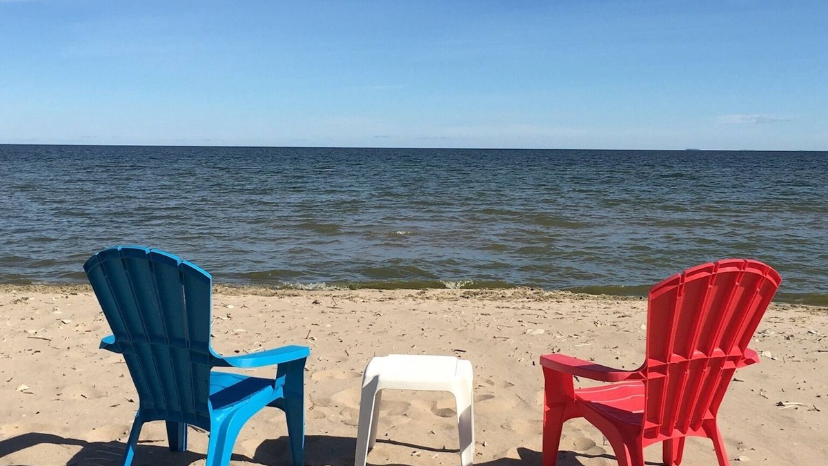 Bark River House | New Listing! Lake Michigan Beachfront for All Seasons