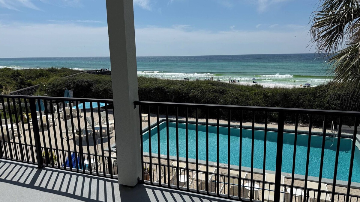Dune Allen Beach Condo | New Listing Specials - Palms of Dune Allen 207! Stunning 3 Bed Gulf Front!