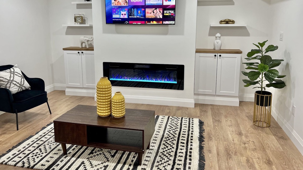 Ancaster House | New luxury guest suite in Ancaster with fireplace, rain shower & heated floors