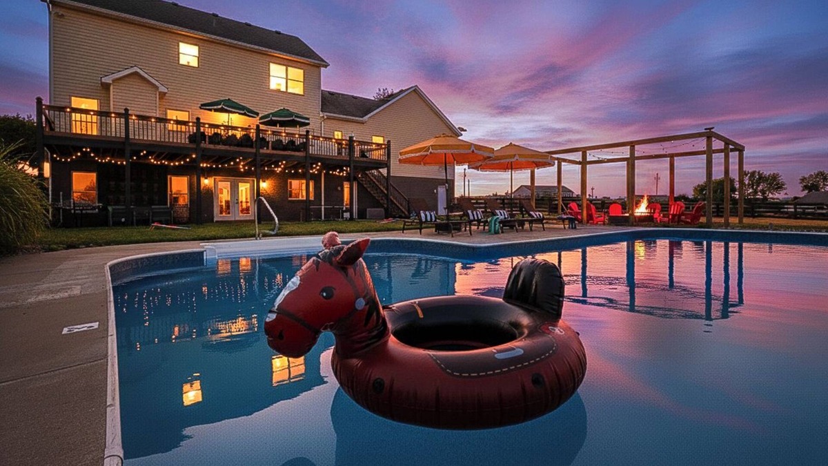 Shelby County House | *NEW* LUXURY HOME: HEATED POOL-HOT TUB-SAUNA-FIREPIT-GAME ROOM-SPEAKEASY-6 BEDS/5 BATHS-5 KING BEDS