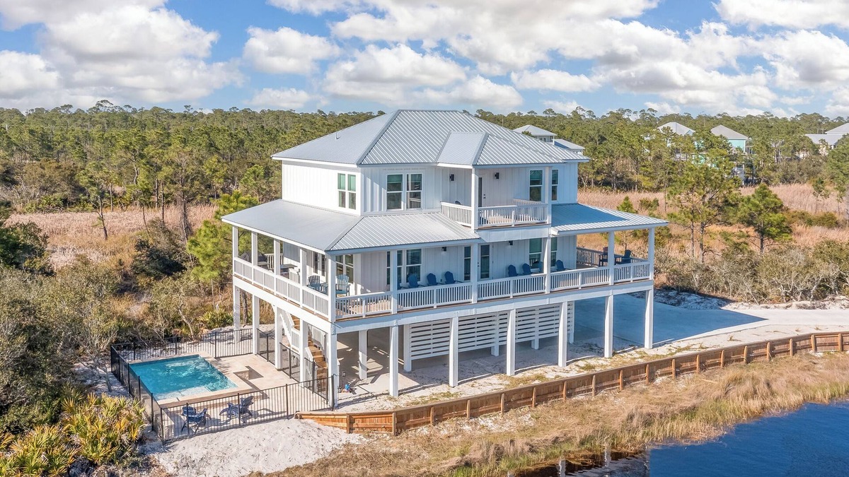 Fort Morgan Resort | New Luxury Home - Private Heated Pool, Dogs Welcome, Quiet Beach