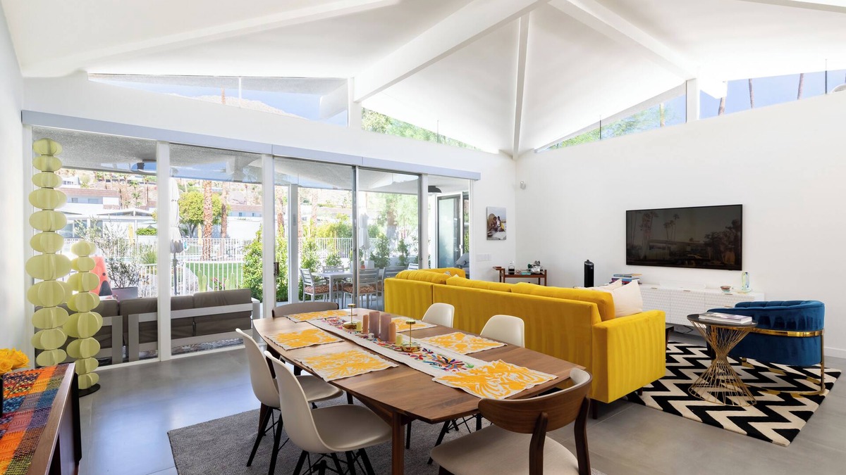 Indian Canyon Condo | NEW! Mid-Century Canyon View Estates! 30-day Minimum