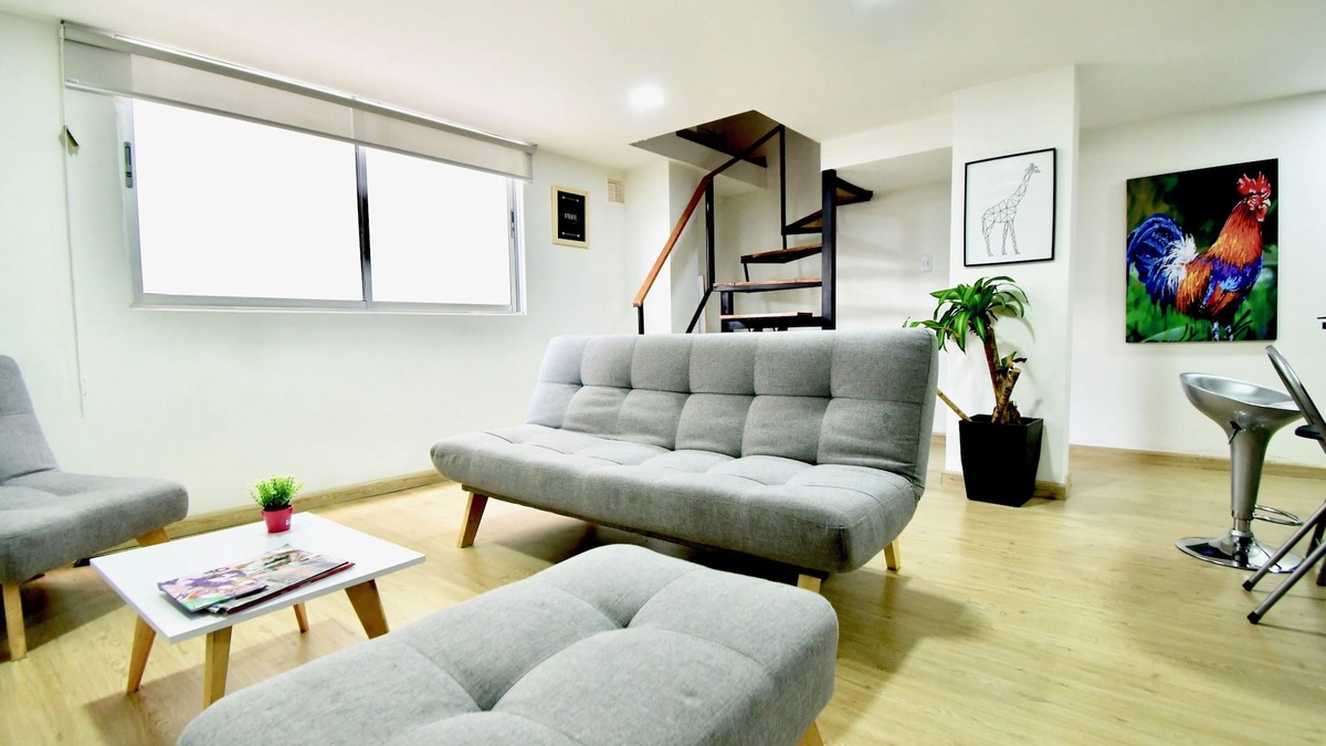 Bogota Apartment | NEW! MODERN & LUMINOUS DUPLEX 2BEDS/CHAPINERO