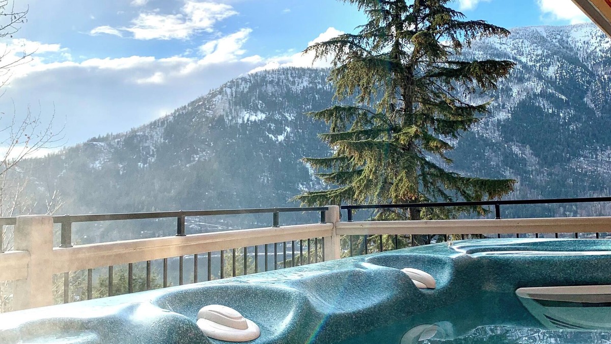 Nelson Ski Chalet | NEW Modern Mountain Haven | Luxe View, Sauna, Hot Tub & Fireplace