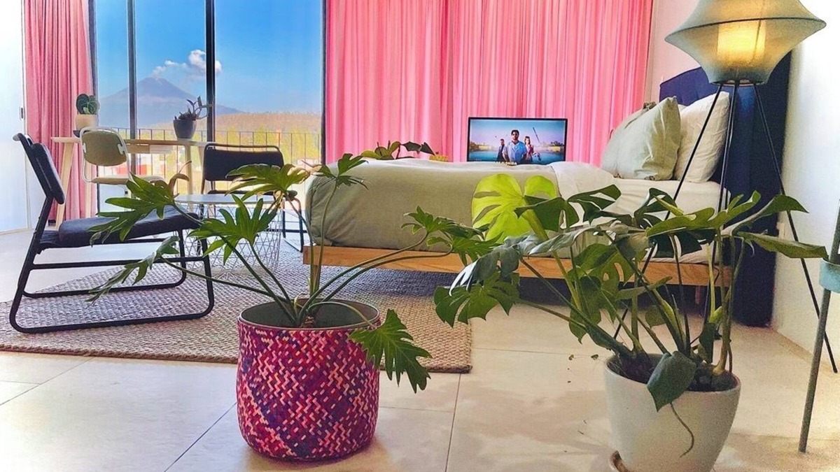 Cholula Apartment | New Nordic Loft With Amazing View of Volcano, 70mbps Wifi and Covered Parking