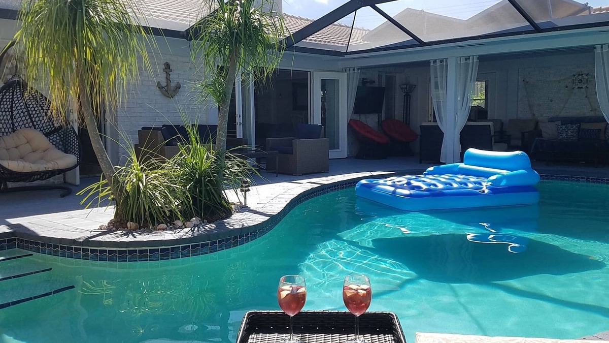 Cypress Lakes House | New on the market! Newly Renovated 3BR/2BA with large heated saltwater pool!