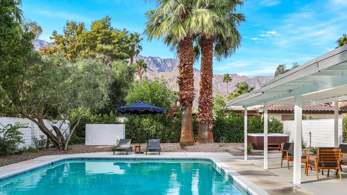 Sunrise Vista Chino Villa | New Palm Springs Movie Colony Private Oasis: Saltwater Pool, Spa, Stunning Views