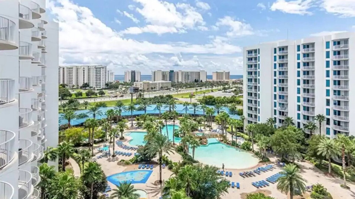 Indian Bayou Condo | New Palms Listing! 2 King Masters~Lagoon Pool~Partial Gulf Views~Updated Unit!