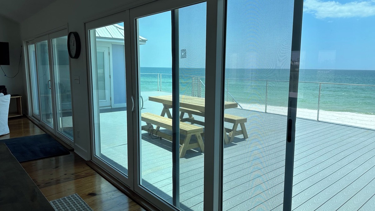 Port St. Joe House | New rental 1 level on Beach Sunset Sunrise Views & Huge Deck furthest NORTH Cape