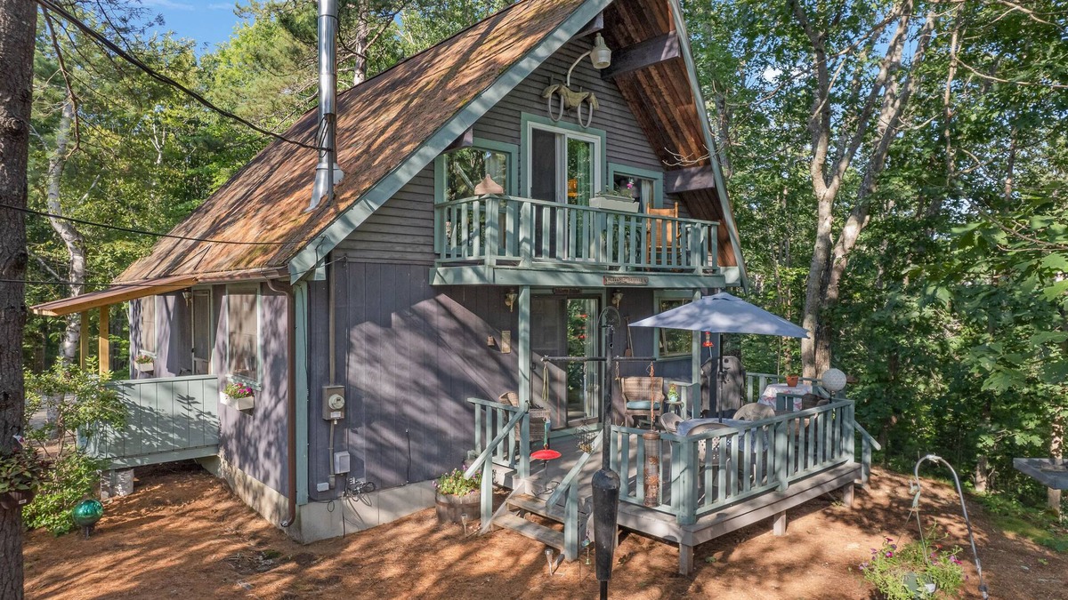 Newfield Ski Chalet | New Rental on Private Beautiful Silver Lake in Newfield Maine.