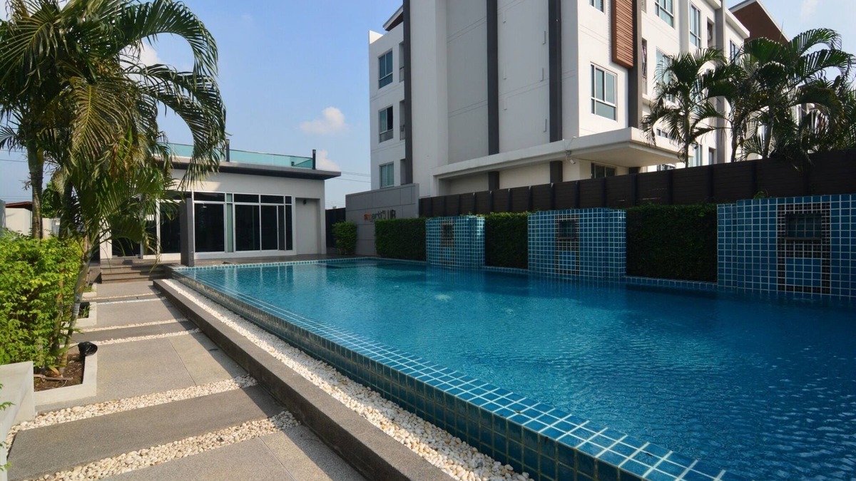 Lat Krabang Apartment | New room near Suvarnabhumi Airport&Paseo Mall with Pool and fitness!