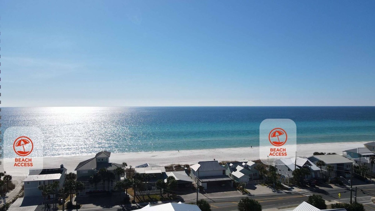 Miramar Beach House | New! Steps To Beach, Gulf Views, Private Heated Pool