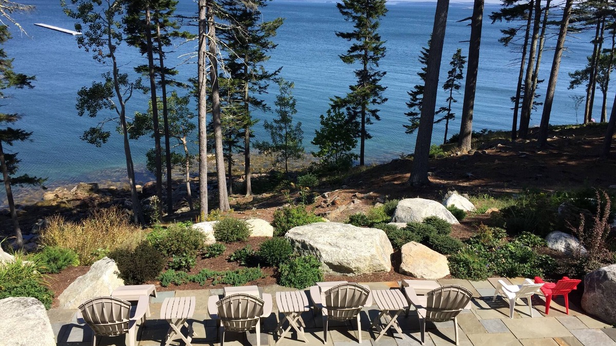 Hulls Cove House | New Summer week, 5 Star Oceanfront new Home sleeps 14 at Acadia NP Bar Harbor