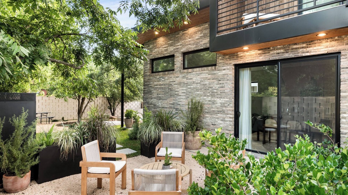 South Manchaca House | NEW Urban Oasis With Pool, High-End Finishes, & Privately Gated Property!