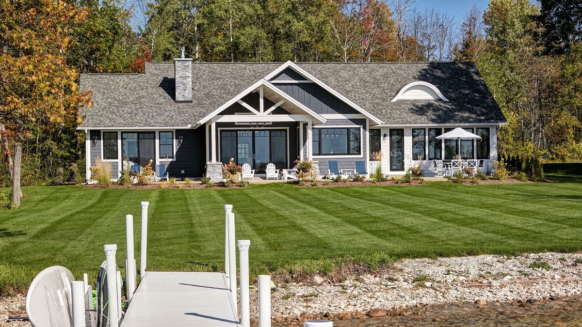 Indian River House | Newly built and beautifully updated home on Burt Lake!!!