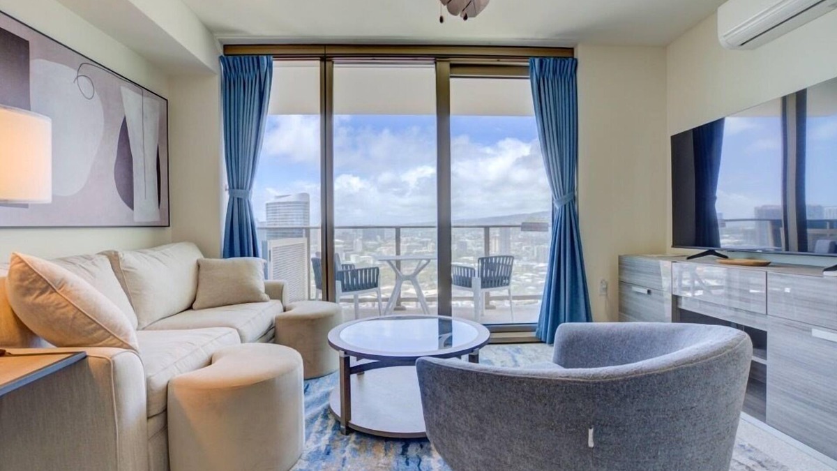 Ala Moana Condo | Newly Built at Sky Ala Moana 2 Bedroom! Great Oceanview! (SAW3508)