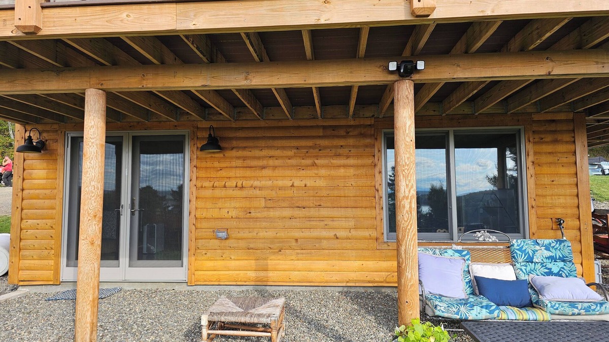 Rangeley House | Newly built cedar Log Home overlooking Rangeley Lake with views galore