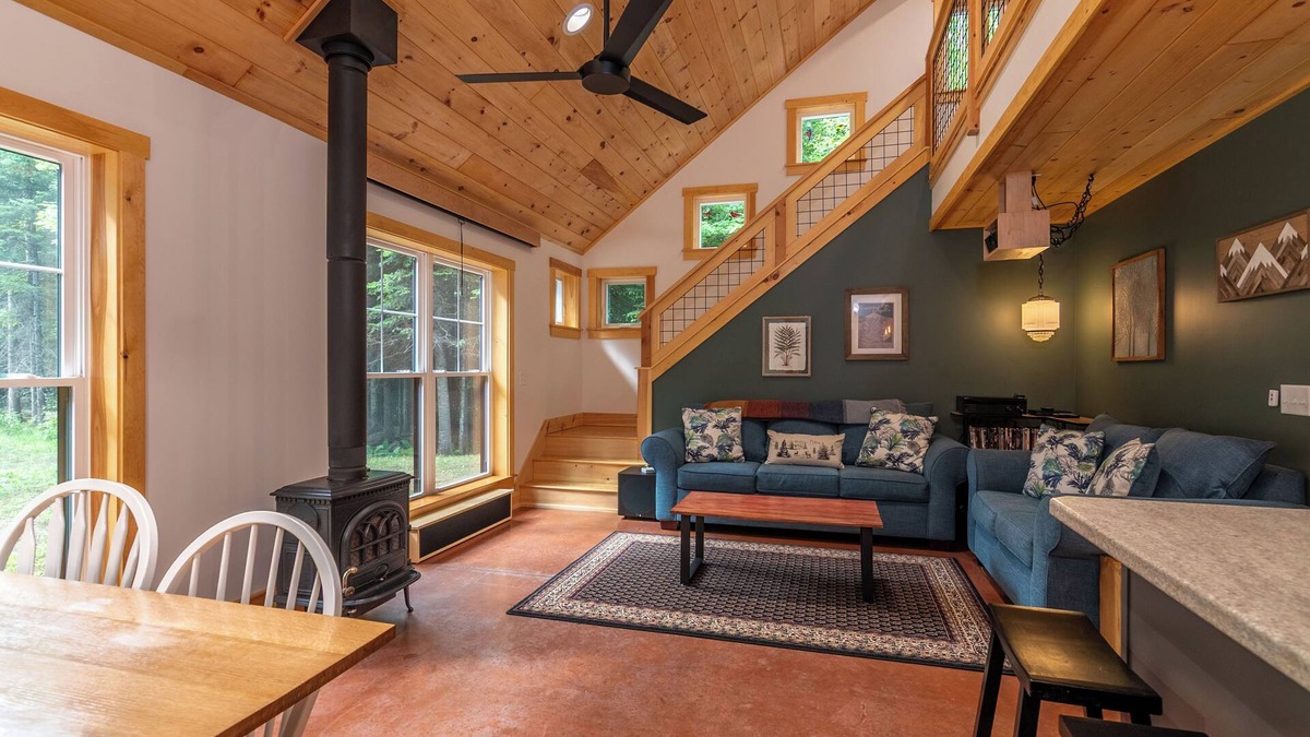 Stratton House | Newly built custom home nestled on the edge of the Bigelow Preserve