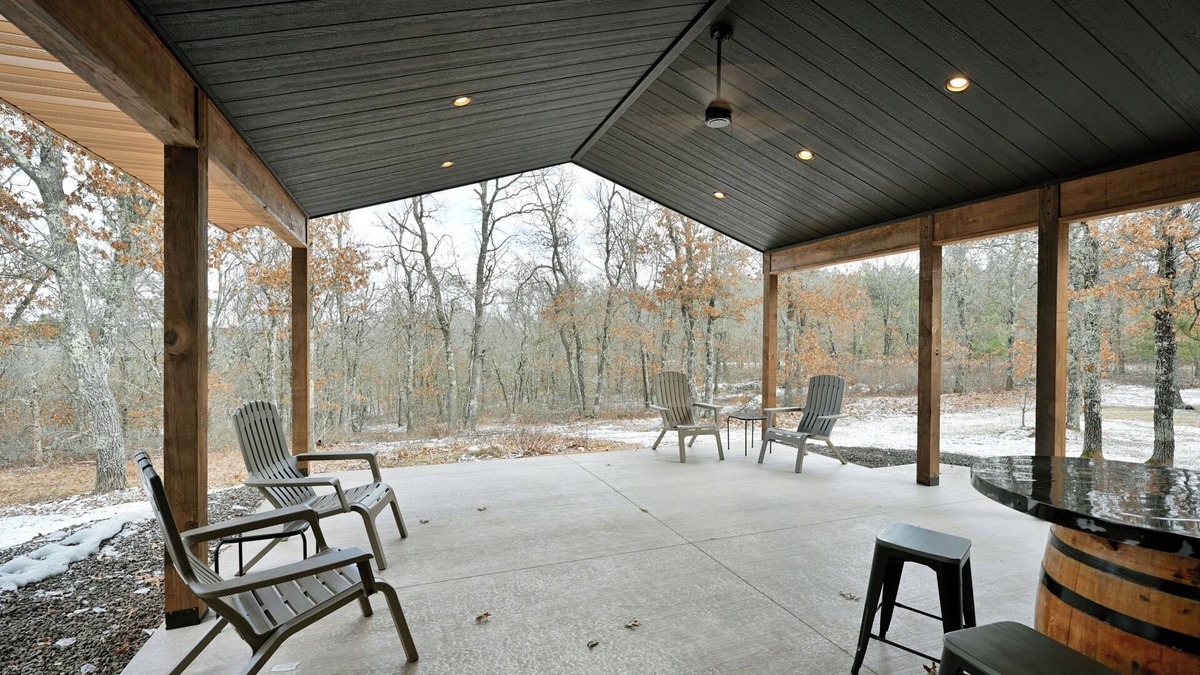 Gordon Cabin | Newly built one level 3 bed/2 bath with acres of wooded privacy. Pets Welcome!