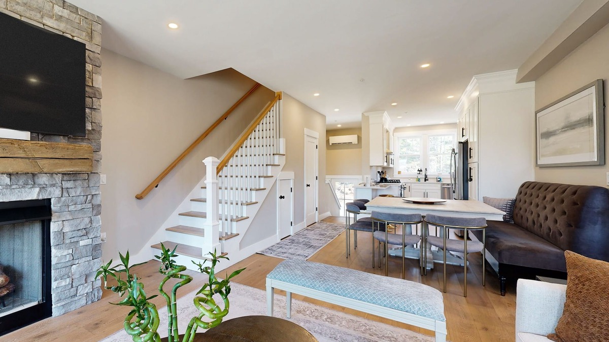 Waterville Valley House | Newly built townhouse steps from downtown, tubing, cross country skiing & golf