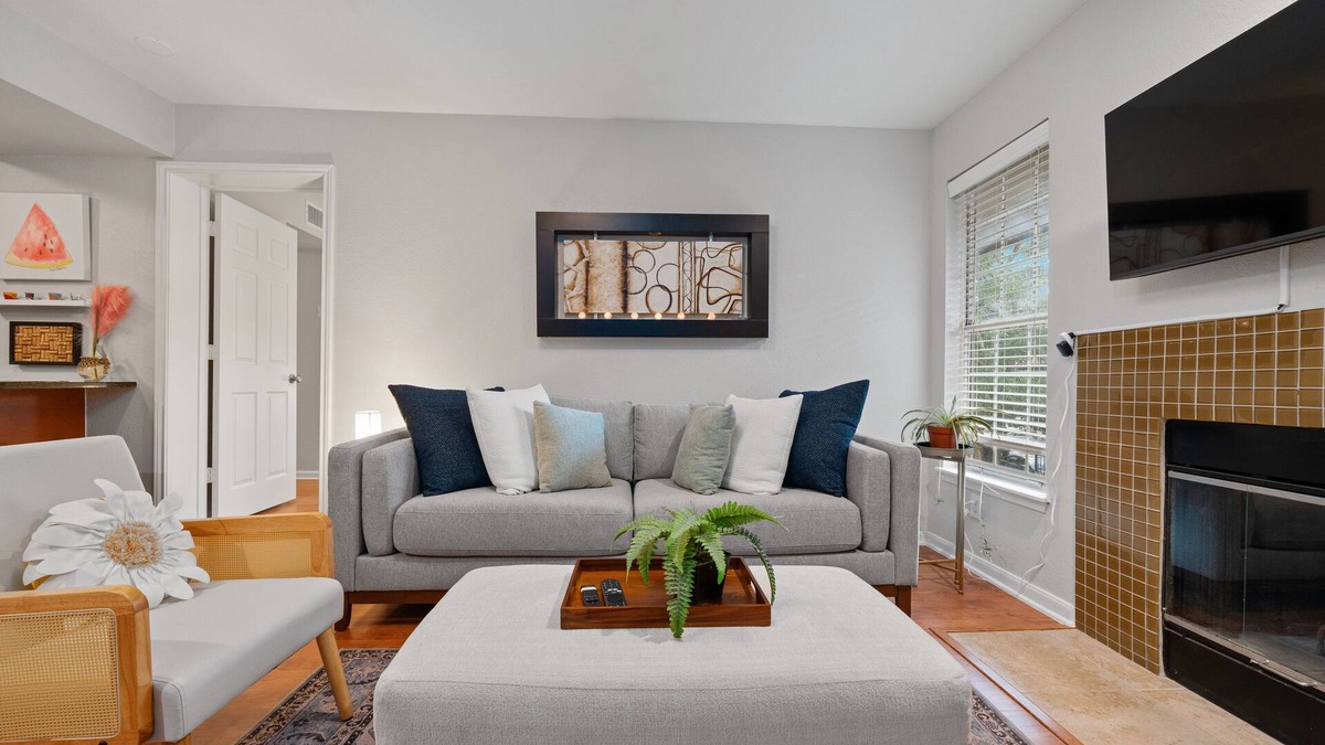 Allandale Condo | Newly furnished 2/2 bedroom condo in Centrally-located, delightful Austin