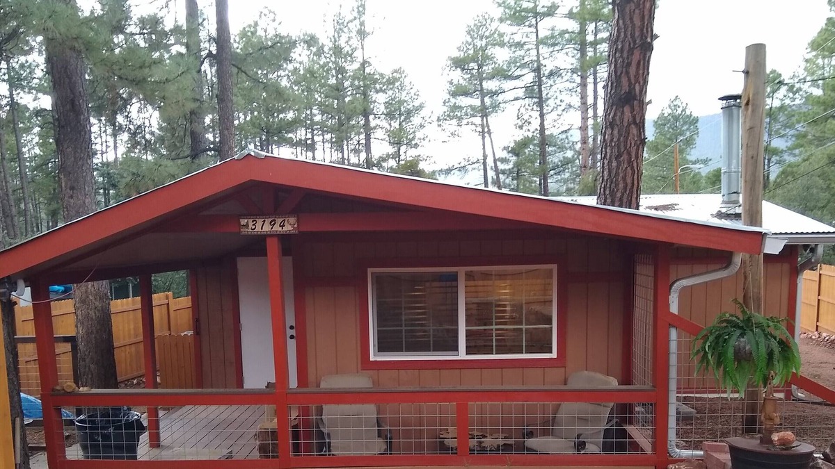 Pine Cabin | Newly remodeled cabin in the pines w/firepit, redwood fenced yard, close hiking