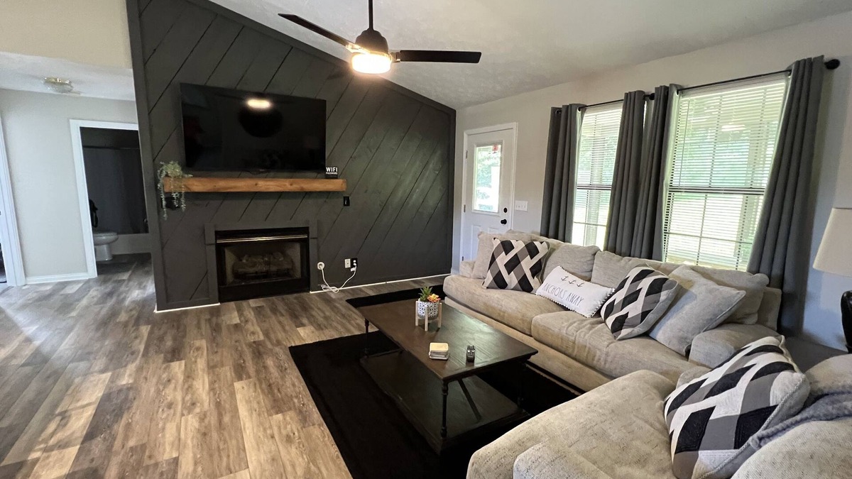 Monticello Cottage | Newly remodeled, handicap accessible overlooking pool , play area