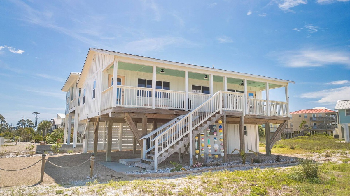 Port St. Joe House | Newly remodled FL cottage - 1st Tier - Gulf views - 100 steps to beach