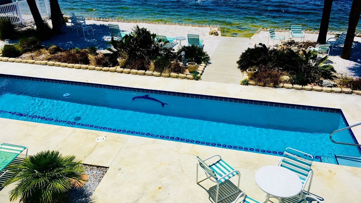 Spring Hill House | Newly Renovated! Beachfront Home- Private Pool- Directly on the Gulf of Mexico