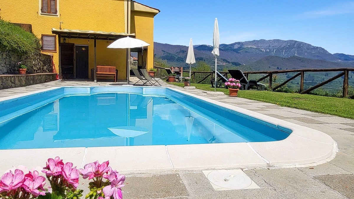 Camporgiano Villa | Newly renovated home with private pool and stunning views