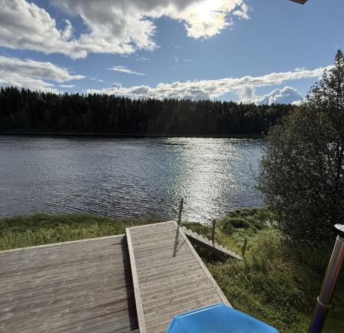 Vindeln Municipality House | Newly Renovated Red Riverfront House