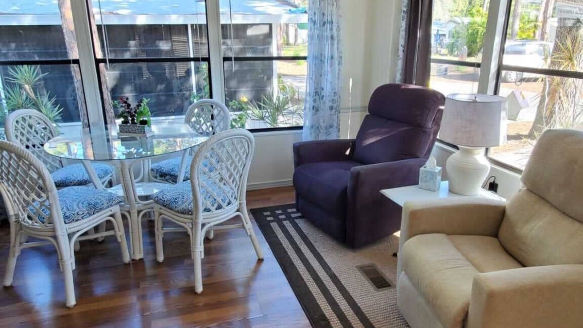 Nokomis Resort | Newly updated in family/pet friendly resort with all the amenities - near beach!
