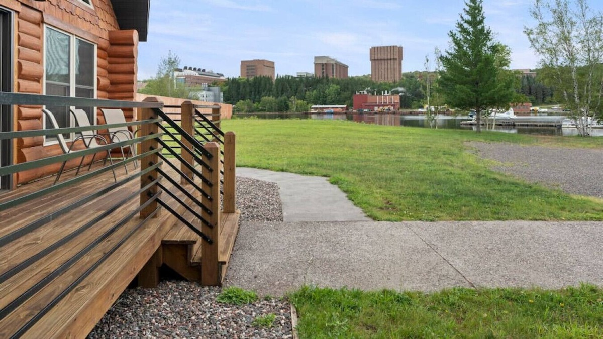 Houghton Cabin | Next to the snowmobile & recreation trails, on portage lake