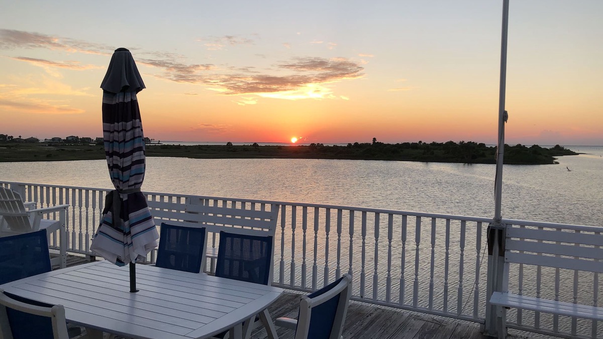 Terramar Beach House | nFabulous Waterfront Fishing and Sunsets! Fish off the dock or bring your boat.