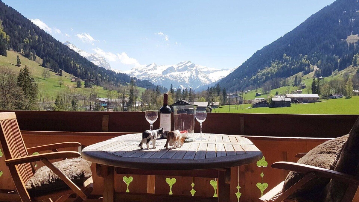 Gstaad Apartment | Nice apartment for 4 guests with WIFI, TV and balcony