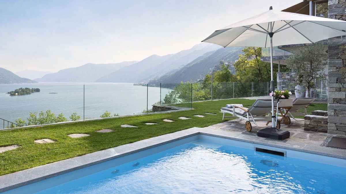 Cardada Villa | Nice apartment in villa for 2 people with internet, pool, patio, panoramic view and parking