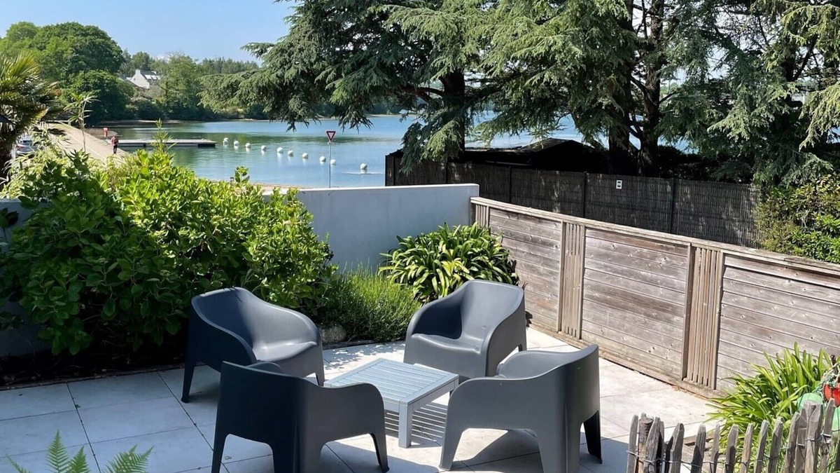 Fouesnant House | Nice House With Sea View - Beach At Walking Distance