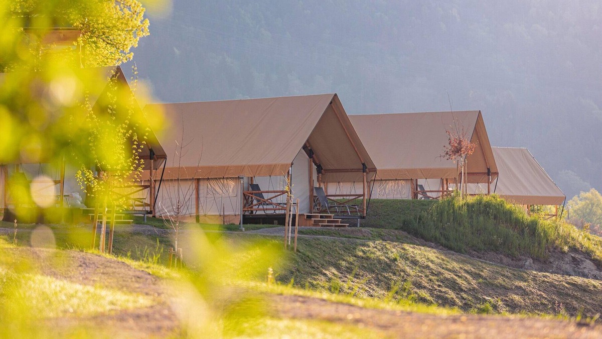 Kotschach-Mauthen House | Nice safari tent with airco