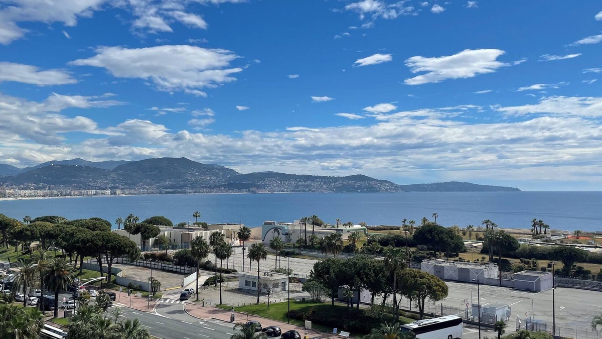 La Californie Apartment | Nice sea view apartment 400m from the beach.