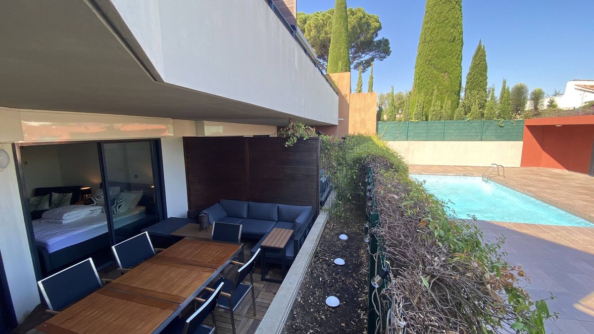 Saint Antoine Apartment | Nice, splendid studio terrace swimming pool, ideal 2/3 p, Fabron , airport 5km